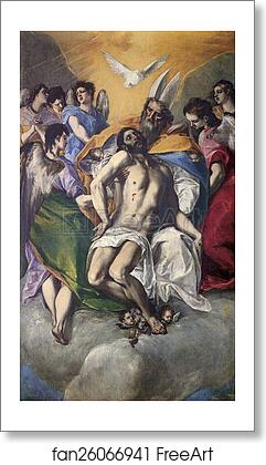 Free art print of The Holy Trinity by El Greco
