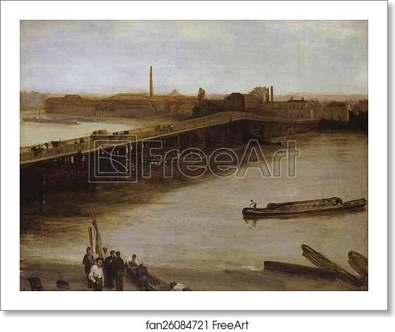 Free art print of Brown and Silver: Old Battersea Bridge by James Abbott Mcneill Whistler Free art print of Brown and Silver: Old Battersea Bridge by James Abbott Mcneill Whistler
