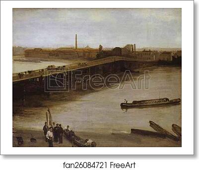 Free art print of Brown and Silver: Old Battersea Bridge by James Abbott Mcneill Whistler Free art print of Brown and Silver: Old Battersea Bridge by James Abbott Mcneill Whistler