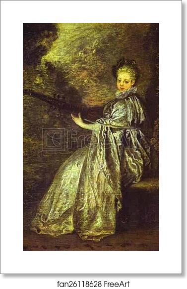 Free art print of La Finette (The Delicate Musician) by Jean-Antoine Watteau Free art print of La Finette (The Delicate Musician) by Jean-Antoine Watteau