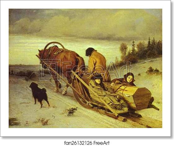 Free art print of Last Journey by Vasily Perov Free art print of Last Journey by Vasily Perov