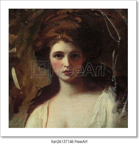 Free art print of Study of Emma Hart as Circe by George Romney Free art print of Study of Emma Hart as Circe by George Romney