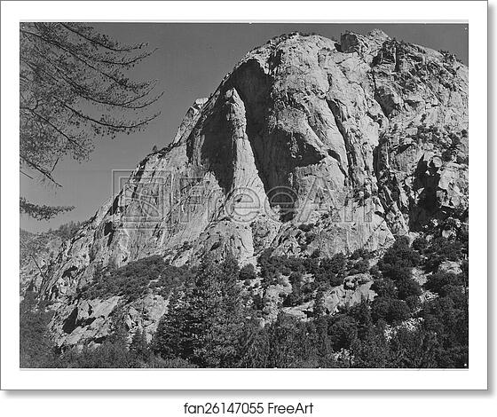 Free art print of North Dome, Kings River Canyon, Kings River Canyon (Proposed as a national park), California, 1936. Photographs of National Parks and Monuments, compiled 1941 - 1942, documenting the period ca. 1933 - 1942. by Ansel Adams (1902-1984) Free art print of North Dome, Kings River Canyon, Kings River Canyon (Proposed as a national park), California, 1936. Photographs of National Parks and Monuments, compiled 1941 - 1942, documenting the period ca. 1933 - 1942. by Ansel Adams (1902-1984)