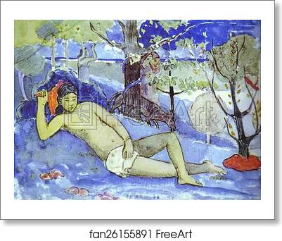 Free art print of Te Arii Vahine (Queen) by Paul Gauguin