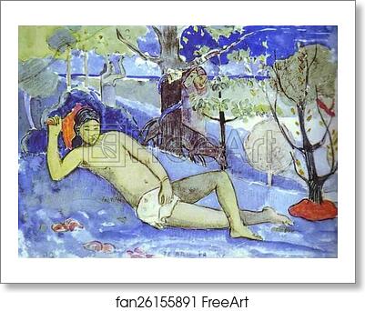 Free art print of Te Arii Vahine (Queen) by Paul Gauguin Free art print of Te Arii Vahine (Queen) by Paul Gauguin