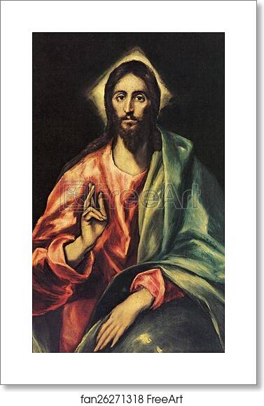 Free art print of Saviour by El Greco Free art print of Saviour by El Greco