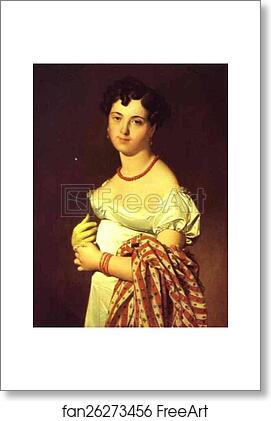 Free art print of Portrait of Madame Panckoucke by Jean-Auguste-Dominique Ingres