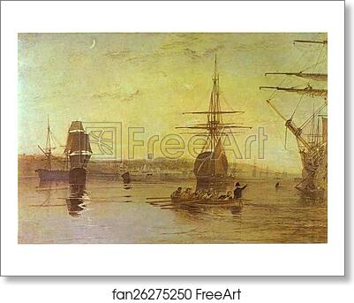 Free art print of Cowes, Isle of Wight by Joseph Mallord William Turner