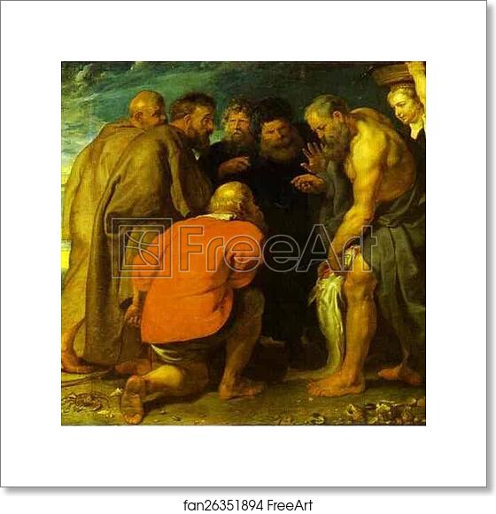 Free art print of St. Peter Finding the Tribute Money by Peter Paul Rubens Free art print of St. Peter Finding the Tribute Money by Peter Paul Rubens