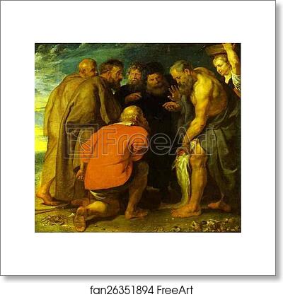 Free art print of St. Peter Finding the Tribute Money by Peter Paul Rubens