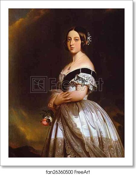 Free art print of Queen Victoria by Franz Xavier Winterhalter