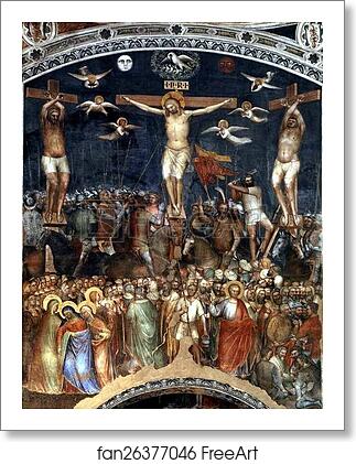 Free art print of The Crucifixion by Giusto De’ Menabuoi