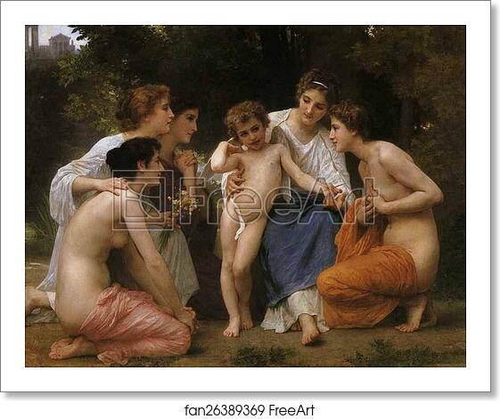 Free art print of Admiration by William-Adolphe Bouguereau Free art print of Admiration by William-Adolphe Bouguereau