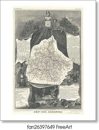 Free art print of Dept. des Ardennes. by Victor Jules Levasseur Free art print of Dept. des Ardennes. by Victor Jules Levasseur