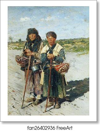 Free art print of Two Pilgrim Women by Vladimir Makovsky