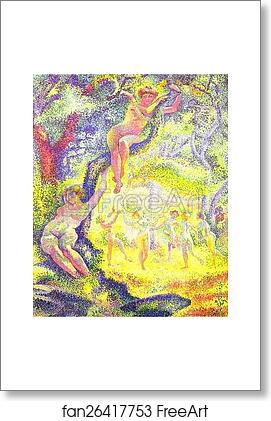 Free art print of The Clearing by Henri-Edmond Cross (Delacroix)