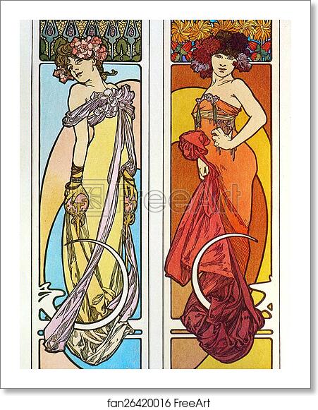 Free art print of Documents Decoratifs by Alphonse Mucha