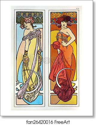 Free art print of Documents Decoratifs by Alphonse Mucha Free art print of Documents Decoratifs by Alphonse Mucha