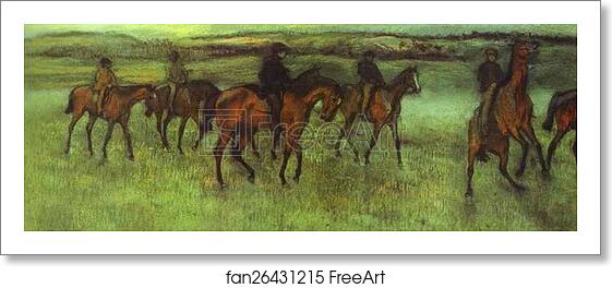 Free art print of Breaking-In by Edgar Degas Free art print of Breaking-In by Edgar Degas