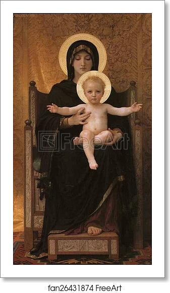Free art print of Virgin and Child by William-Adolphe Bouguereau Free art print of Virgin and Child by William-Adolphe Bouguereau