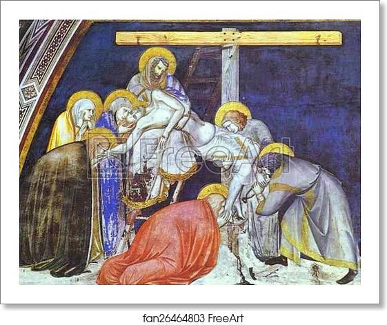 Free art print of The Deposition by Pietro Lorenzetti Free art print of The Deposition by Pietro Lorenzetti