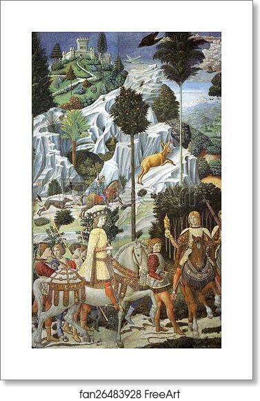 Free art print of Procession of the Magus Balthazar. Detail by Benozzo Gozzoli Free art print of Procession of the Magus Balthazar. Detail by Benozzo Gozzoli