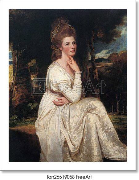 Free art print of Elizabeth, Countess of Derby by George Romney Free art print of Elizabeth, Countess of Derby by George Romney