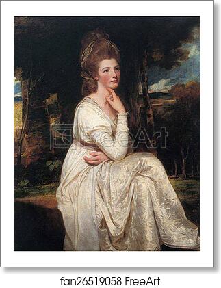 Free art print of Elizabeth, Countess of Derby by George Romney