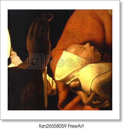 Free art print of The Newborn. Detail by Georges De La Tour