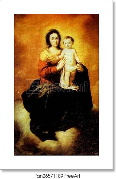 Free art print of Madonna in the Clouds by Bartolomé Esteban Murillo Free art print of Madonna in the Clouds by Bartolomé Esteban Murillo