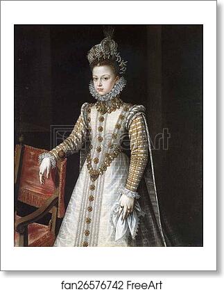 Free art print of Portrait of the Infanta Isabella Clara Eugenia by Sofonisba Anguissola