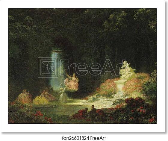 Free art print of The Little Swing by Jean-Honoré Fragonard Free art print of The Little Swing by Jean-Honoré Fragonard