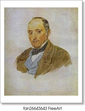 Free art print of Portrait of a Man from the Tittoni's family by Karl Brulloff Free art print of Portrait of a Man from the Tittoni's family by Karl Brulloff