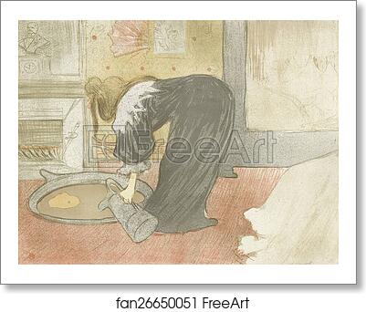 Free art print of Elles: Woman at the tub by Henri De Toulouse-Lautrec Free art print of Elles: Woman at the tub by Henri De Toulouse-Lautrec