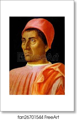 Free art print of Portrait of Carlo de'Medici by Andrea Mantegna