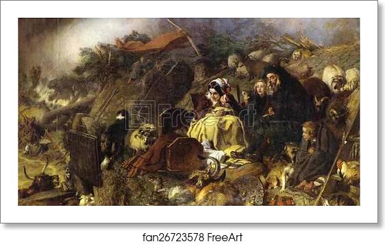 Free art print of Flood in the Highlands by Sir Edwin Landseer Free art print of Flood in the Highlands by Sir Edwin Landseer