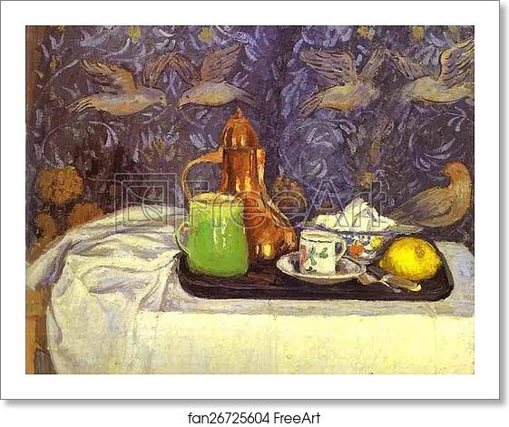 Free art print of Still-life with a Coffee Pot (Nature morte, la cafetière) by Camille Pissarro Free art print of Still-life with a Coffee Pot (Nature morte, la cafetière) by Camille Pissarro