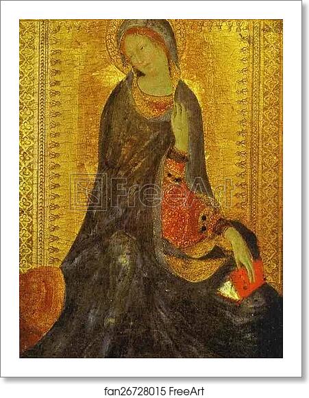 Free art print of Madonna of the Annunciation by Simone Martini Free art print of Madonna of the Annunciation by Simone Martini