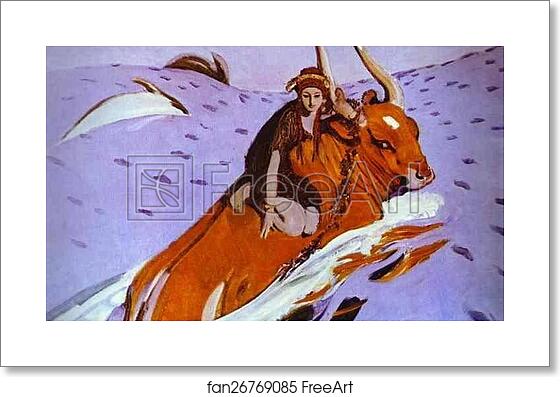 Free art print of The Rape of Europe by Valentin Serov Free art print of The Rape of Europe by Valentin Serov