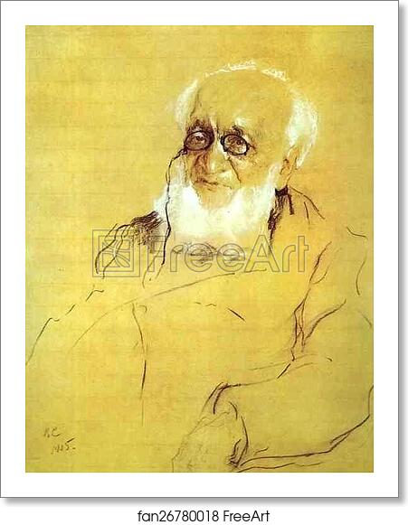 Free art print of Portrait of P. Semenov-Tyan-Shansky by Valentin Serov