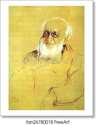 Free art print of Portrait of P. Semenov-Tyan-Shansky by Valentin Serov