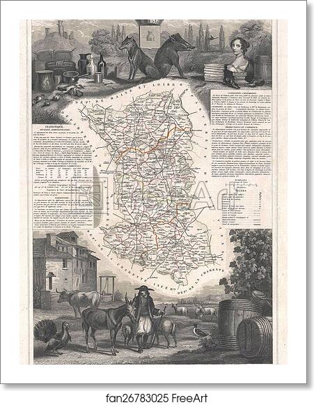 Free art print of Dept. des Deux Sevres. by Victor Jules Levasseur Free art print of Dept. des Deux Sevres. by Victor Jules Levasseur