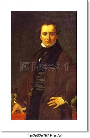 Free art print of Portrait of the Sculptor Lorenzo Bartolini by Jean-Auguste-Dominique Ingres Free art print of Portrait of the Sculptor Lorenzo Bartolini by Jean-Auguste-Dominique Ingres