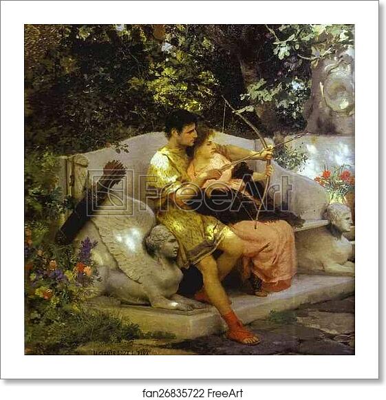 Free art print of A Dangerous Game. Detail by Henryk Hector Siemiradzki Free art print of A Dangerous Game. Detail by Henryk Hector Siemiradzki