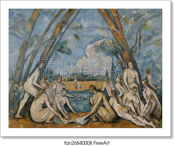 Free art print of The Large Bathers by Paul Cézanne Free art print of The Large Bathers by Paul Cézanne