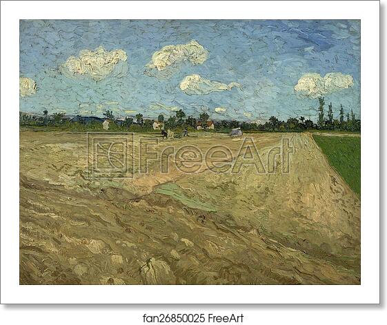 Free art print of Ploughed fields ('The furrows') by Vincent Van Gogh Free art print of Ploughed fields ('The furrows') by Vincent Van Gogh