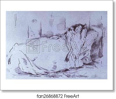 Free art print of The Siesta by James Abbott Mcneill Whistler