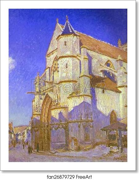 Free art print of The Church at Moret by Alfred Sisley Free art print of The Church at Moret by Alfred Sisley