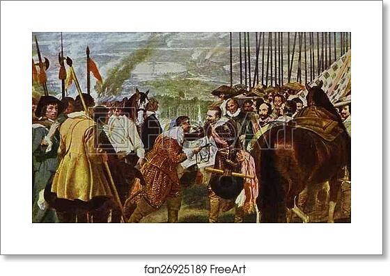 Free art print of Surrender of Breda (Las Lanzas) by Diego Velázquez Free art print of Surrender of Breda (Las Lanzas) by Diego Velázquez