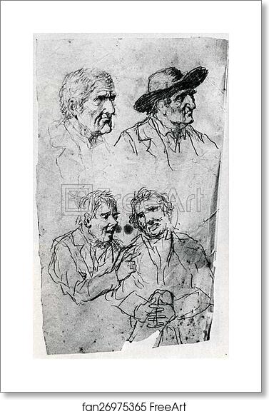 Free art print of Studies of Heads of Men by George Caleb Bingham Free art print of Studies of Heads of Men by George Caleb Bingham